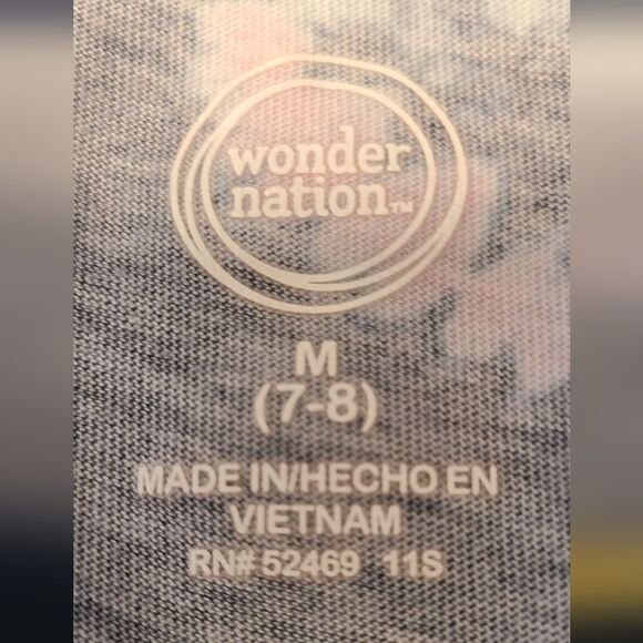 Wonder Nation Heart Tee Dress sz 8 - Picture 6 of 6